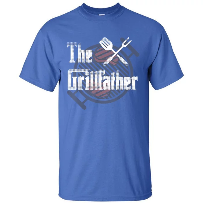 The Grillfather Daddy Bbq Gift Tall T-Shirt