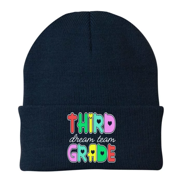 Third Grade Dream Team Back To School Knit Cap Winter Beanie