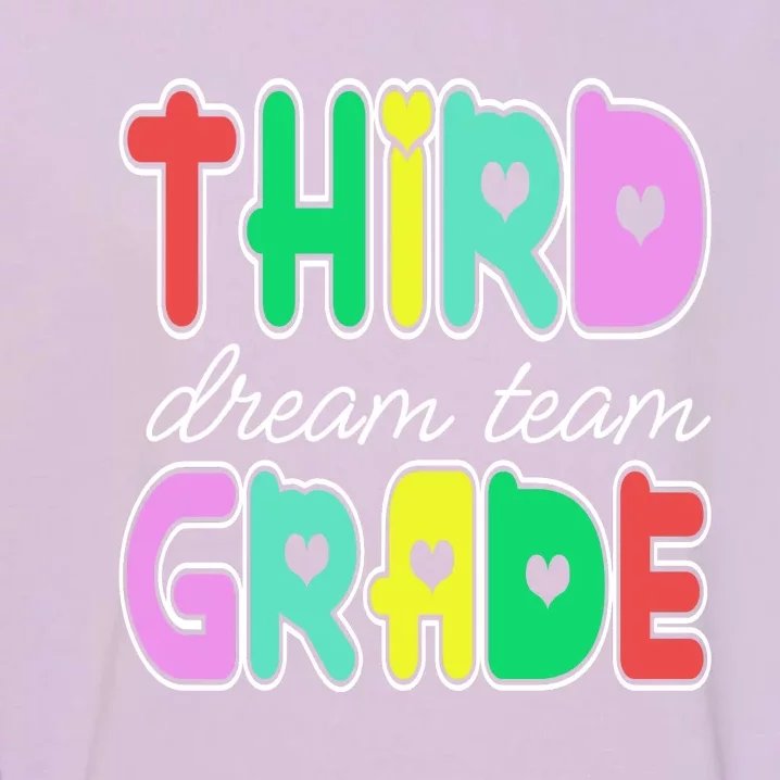 Third Grade Dream Team Back To School Garment-Dyed Sweatshirt