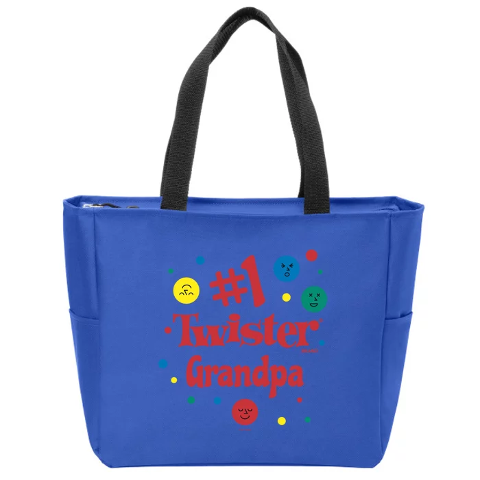 Twister Grandparents Day #1 Grandpa Gift Zip Tote Bag