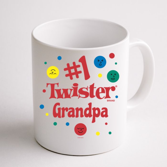 Twister Grandparents Day #1 Grandpa Gift Front & Back Coffee Mug