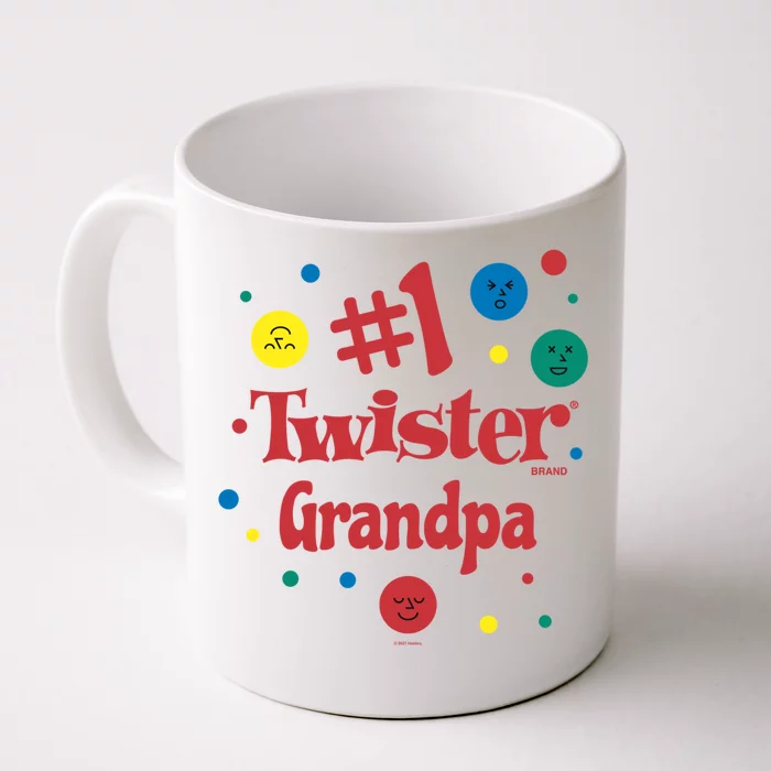 Twister Grandparents Day #1 Grandpa Gift Front & Back Coffee Mug