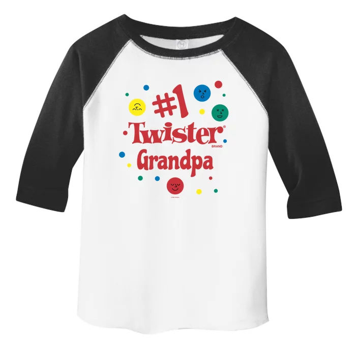 Twister Grandparents Day #1 Grandpa Gift Toddler Fine Jersey T-Shirt