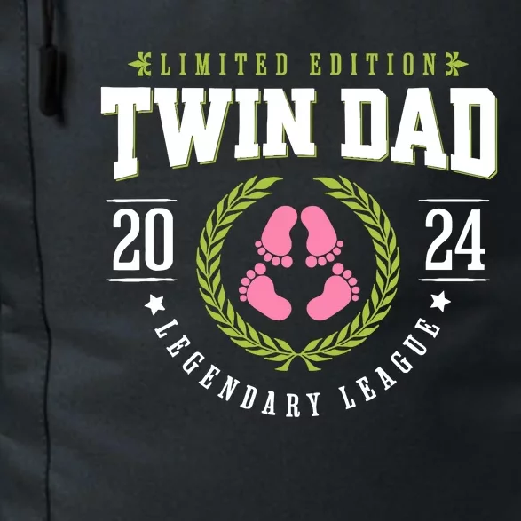 Twin Girl Dad Est 2024 Twin Dad To Be New Daddy Daily Commute Backpack