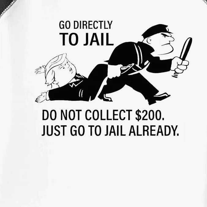 Trump Go Directly To Jail Do Not Collect $200 Infant Baby Jersey Bodysuit