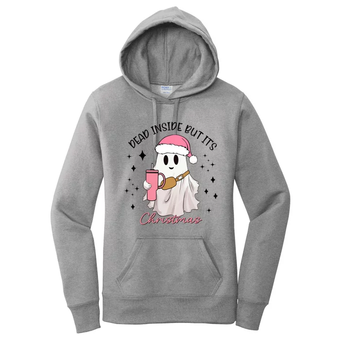 Trendy Ghost Dead Inside But Its Christmas Being All Festive Gift Women's Pullover Hoodie