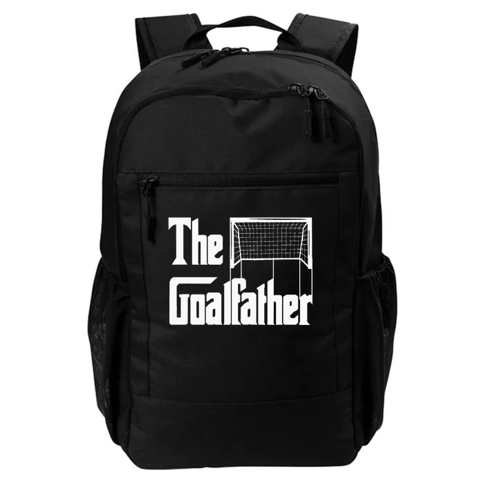 The Goalfather Dad Soccer Goalkeeper Goalie Coach Footballer Daily Commute Backpack