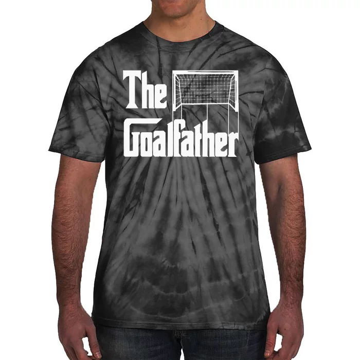 The Goalfather Dad Soccer Goalkeeper Goalie Coach Footballer Tie-Dye T-Shirt