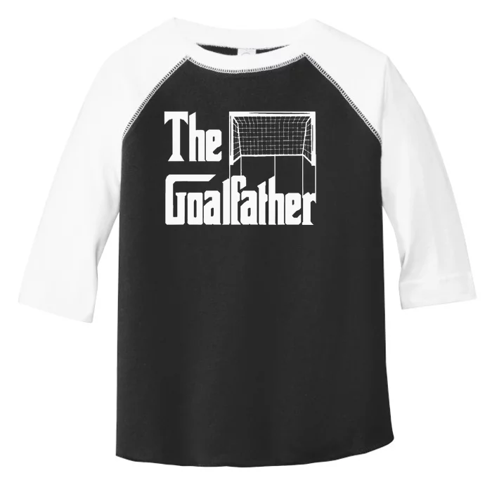 The Goalfather Dad Soccer Goalkeeper Goalie Coach Footballer Toddler Fine Jersey T-Shirt