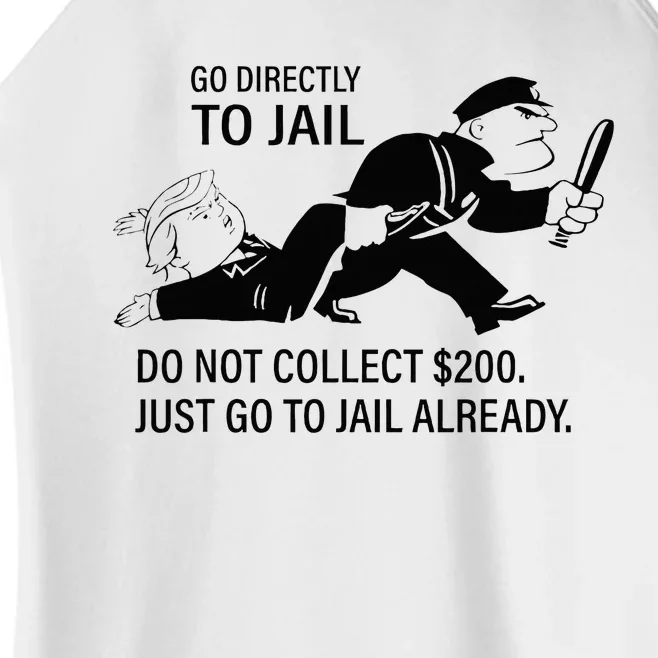 Trump Go Directly To Jail Do Not Collect $200 Women’s Perfect Tri Rocker Tank