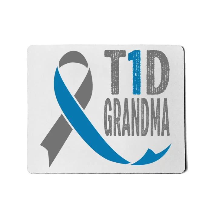 T1d Grandma Diabetic Gift For Grandparents Type 1 Diabetes Gift Mousepad