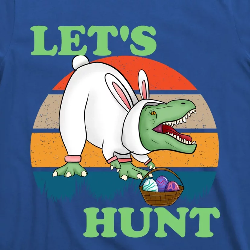 Tfunny Giftrex Easter Bunny Ears Rabbit Dinosaur Cute Basket Stuffer Gift T-Shirt