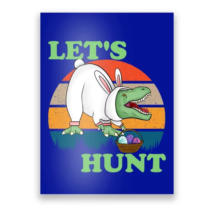 Tfunny Giftrex Easter Bunny Ears Rabbit Dinosaur Cute Basket Stuffer Gift Poster