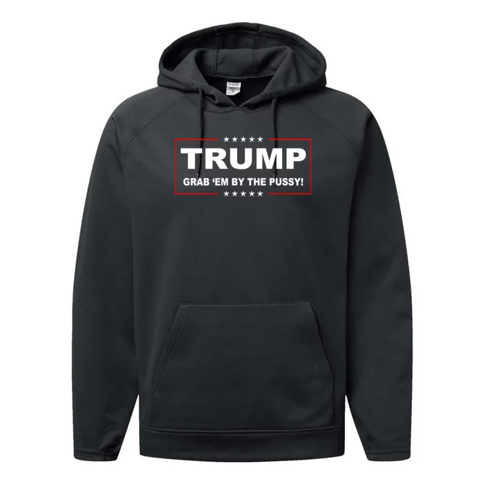 Trump Grab Em Performance Fleece Hoodie