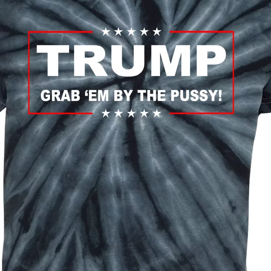 Trump Grab Em Kids Tie-Dye T-Shirt