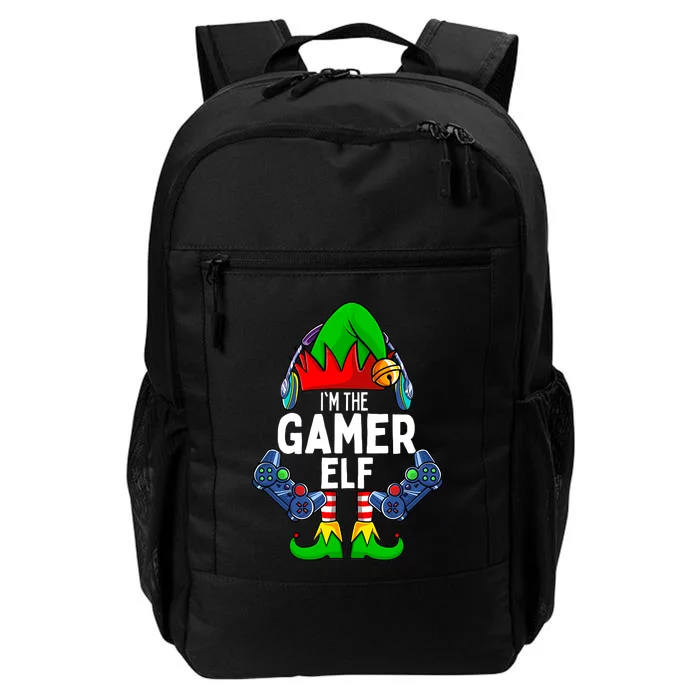 The Gamer ELF Matching Family Christmas Holiday Xmas Daily Commute Backpack