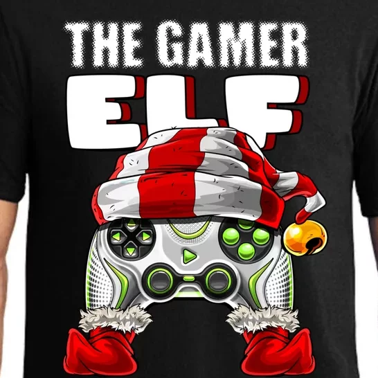 The Gamer Elf Matching Family Christmas Video Game Gift Pajama Set