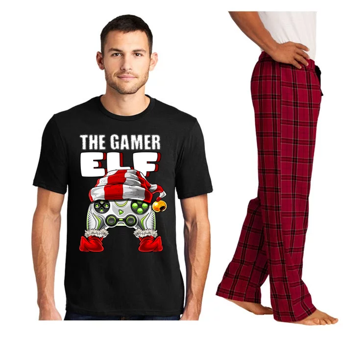 The Gamer Elf Matching Family Christmas Video Game Gift Pajama Set