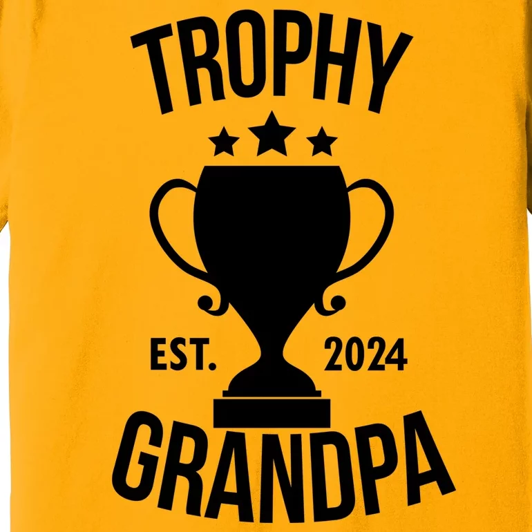 Trophy Grandpa Est 2024 Premium T-Shirt