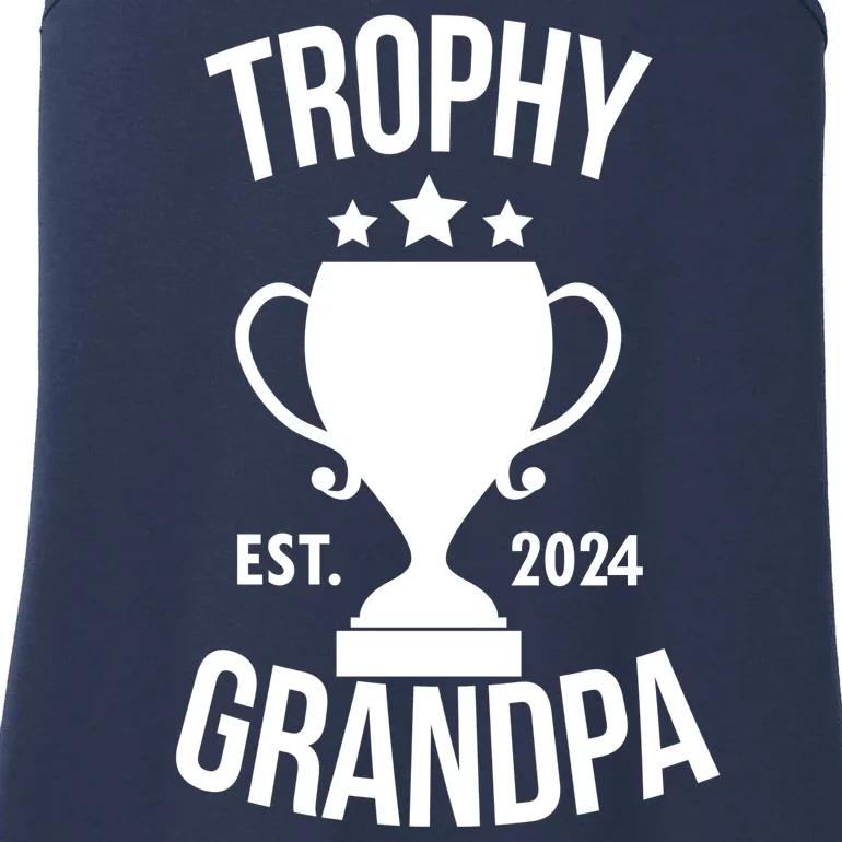 Trophy Grandpa Est 2024 Ladies Essential Tank