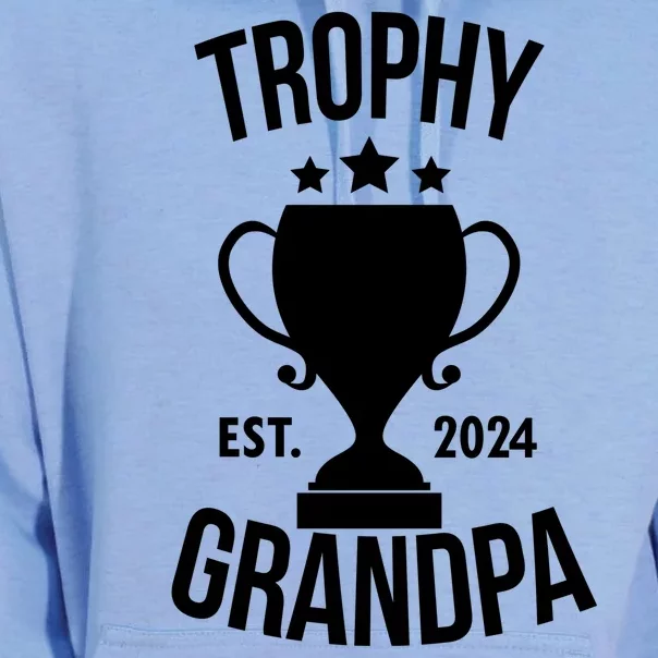 Trophy Grandpa Est 2024 Unisex Surf Hoodie