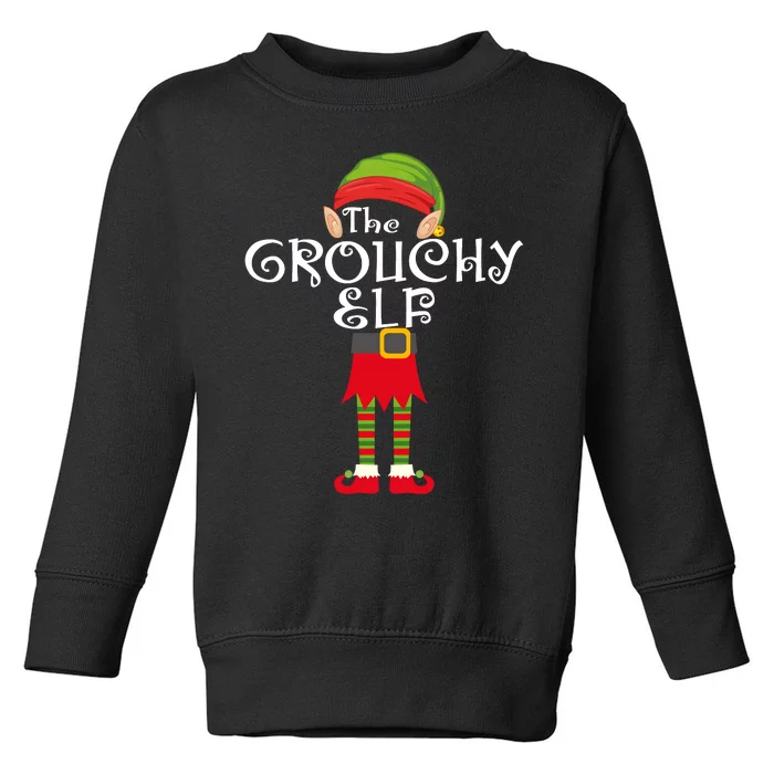 The Grouchy Elf Toddler Sweatshirt