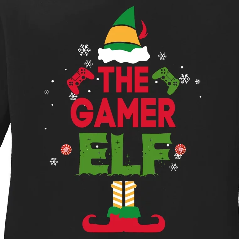 The Gamer Elf Ladies Long Sleeve Shirt