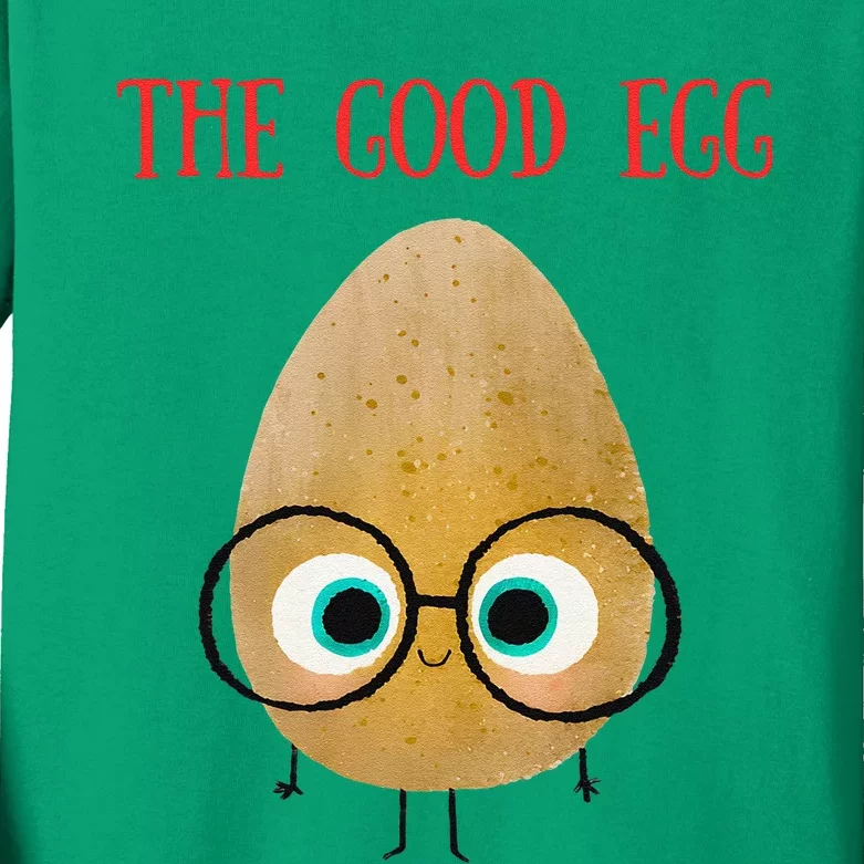 The Good Egg Gift Funny Kids Long Sleeve Shirt