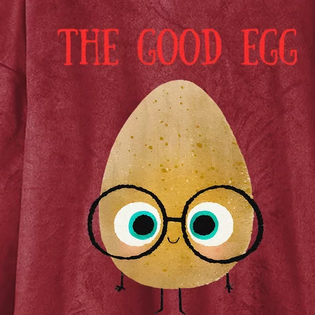 The Good Egg Gift Funny Hooded Wearable Blanket