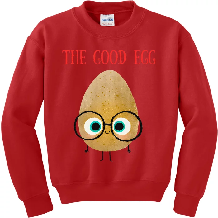 The Good Egg Gift Funny Kids Sweatshirt