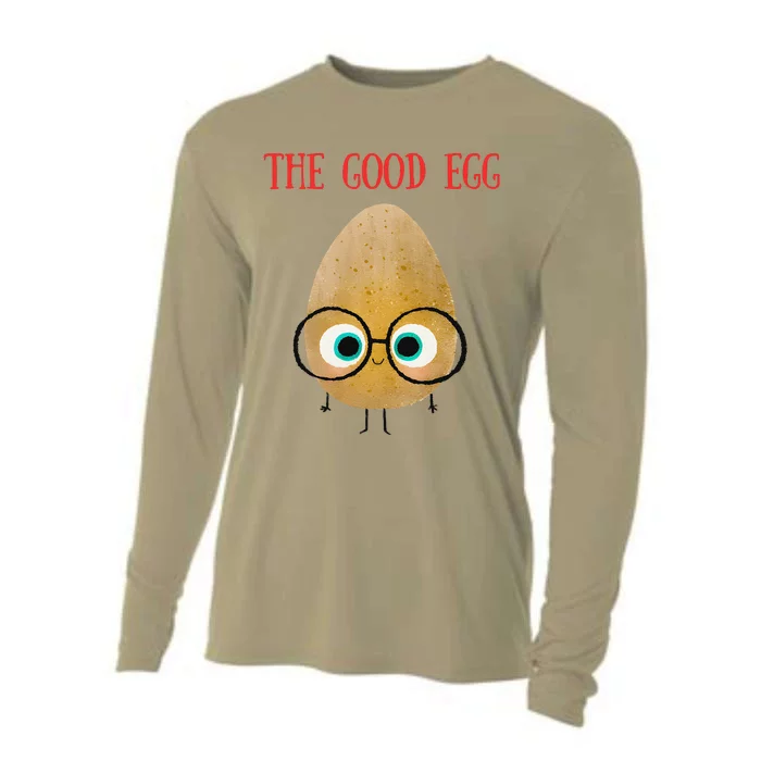 The Good Egg Gift Funny Cooling Performance Long Sleeve Crew