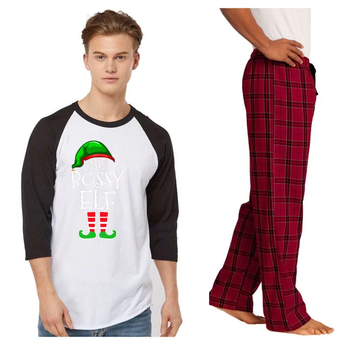 The Grumpy Elf Matching Christmas Raglan Sleeve Pajama Set