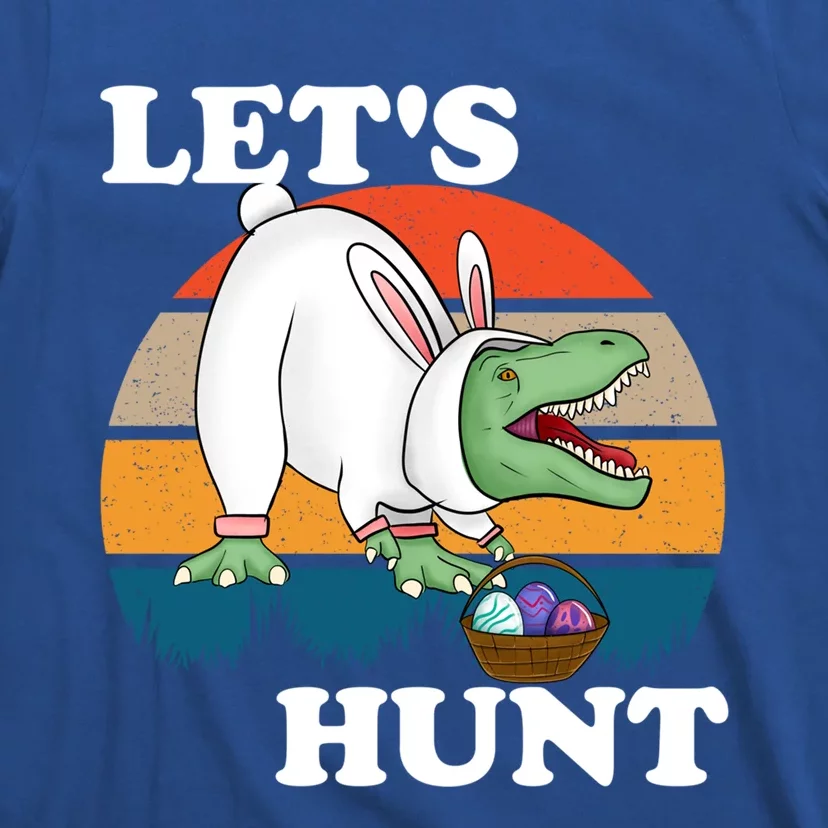 Tmeaningful Giftrex Easter Bunny Ears Dinosaur Basket Stuffer Theme Cute Cool Gi T-Shirt