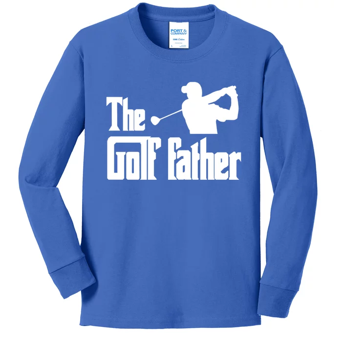 The Golf Father Funny Parody Best Golf Dad Fathers Day Love Funny Gift Kids Long Sleeve Shirt