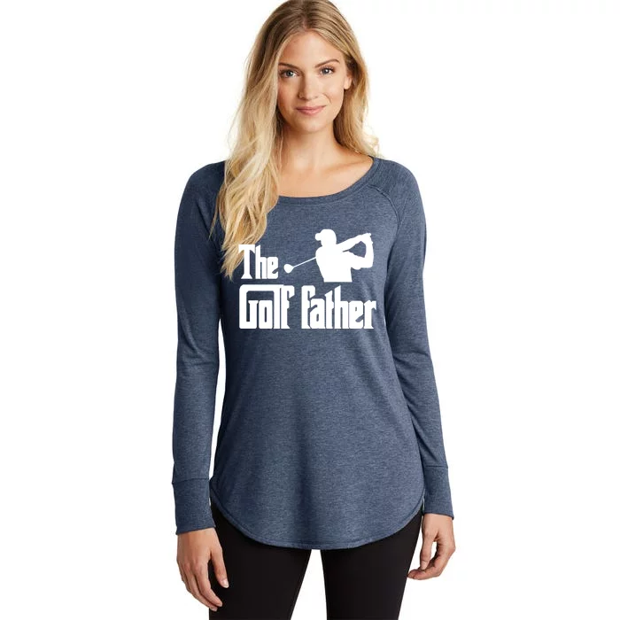 The Golf Father Funny Parody Best Golf Dad Fathers Day Love Funny Gift Women's Perfect Tri Tunic Long Sleeve Shirt