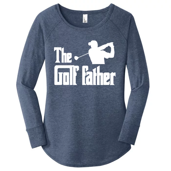 The Golf Father Funny Parody Best Golf Dad Fathers Day Love Funny Gift Women's Perfect Tri Tunic Long Sleeve Shirt