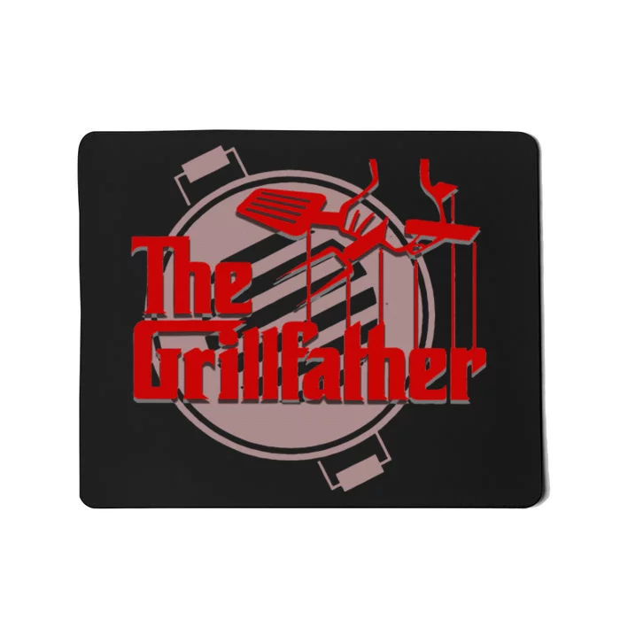 The Grillfather Funny Cool BBQ Grill Chef Gift Mousepad