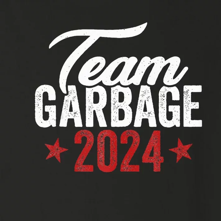 Team Garbage For Trump 2024 Make Garbage Great Again Toddler Long Sleeve Shirt