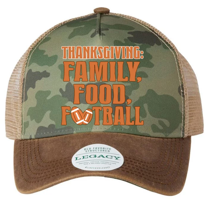 Thanksgiving Gift Family Food Football Tees Gift Legacy Tie Dye Trucker Hat