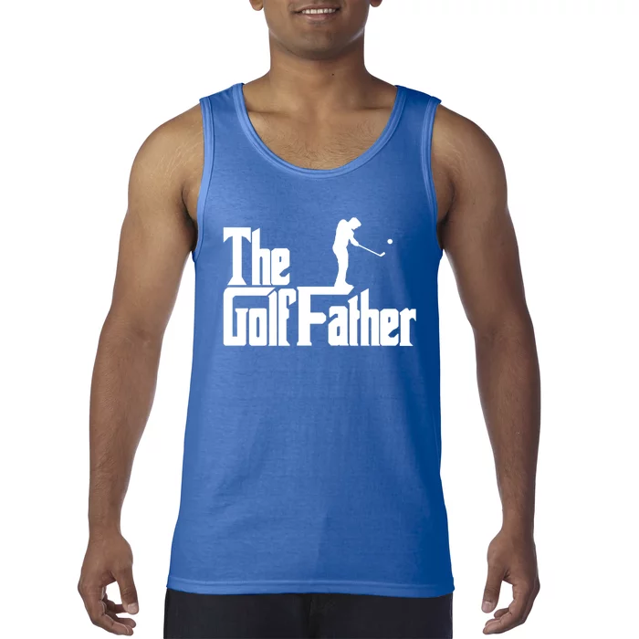 The Golffather Funny Golf Design Golfer Gift Tank Top