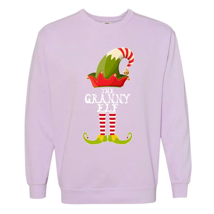 The Granny Funny Christmas Gift Matching Family Group Meaningful Gift Garment-Dyed Sweatshirt