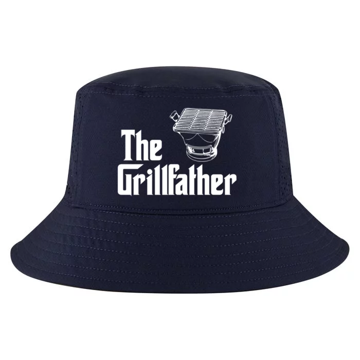 The Grillfather Funny Barbecue Grilling Bbq Grill Dad Meaningful Gift Cool Comfort Performance Bucket Hat