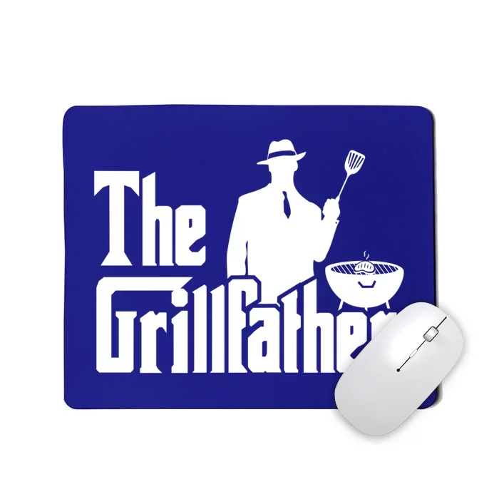 The Grillfather Funny Bbq Design For Dads Gift Mousepad