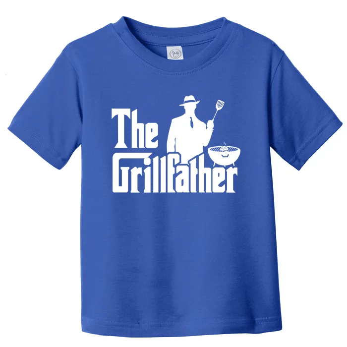 The Grillfather Funny Bbq Design For Dads Gift Toddler T-Shirt