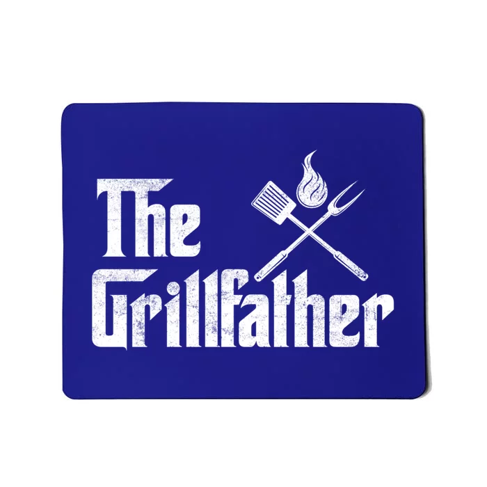 The Grillfather Funny Dad Bbq Gift Mousepad