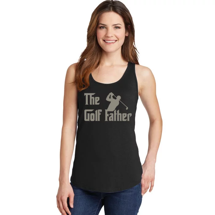 The Golf Father Funny Golfing For Golfer Fathers Ladies Essential Tank