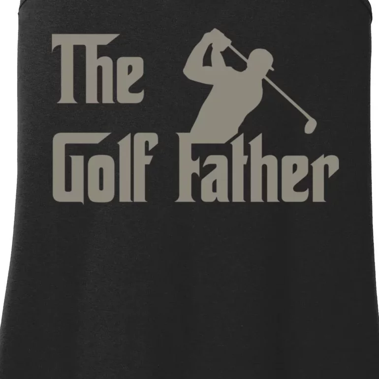 The Golf Father Funny Golfing For Golfer Fathers Ladies Essential Tank