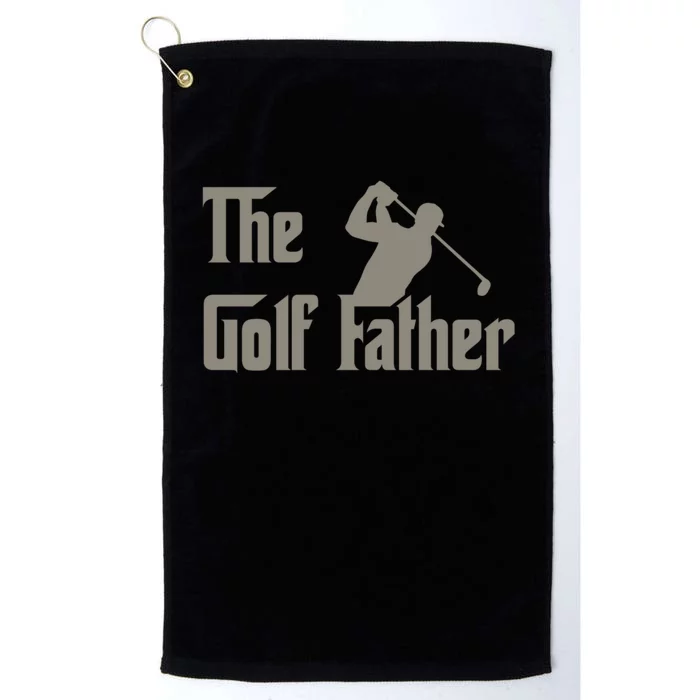 The Golf Father Funny Golfing For Golfer Fathers Platinum Collection Golf Towel