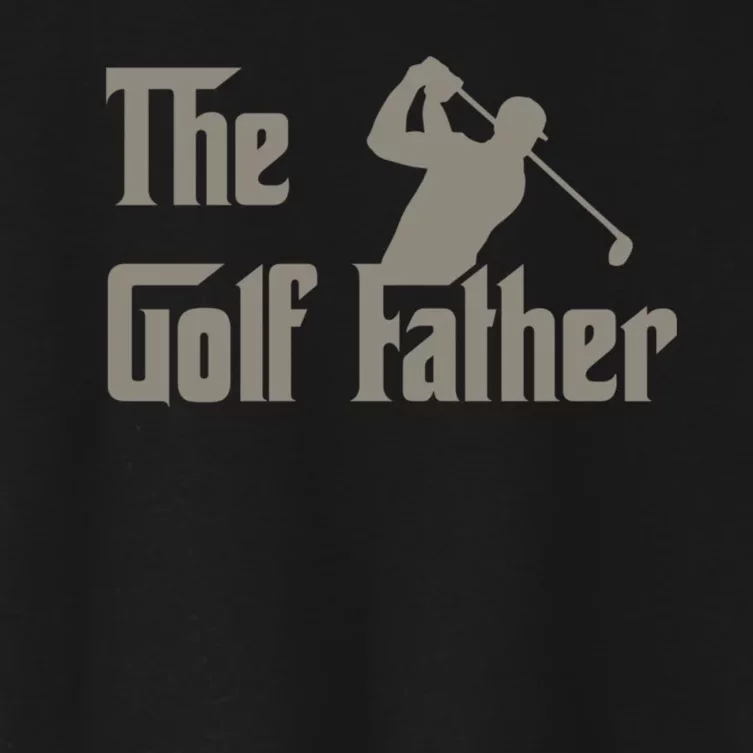 The Golf Father Funny Golfing For Golfer Fathers Women's Crop Top Tee