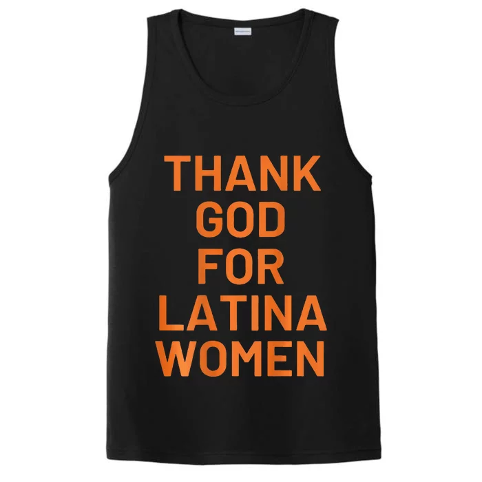 Thank God For Latina Performance Tank